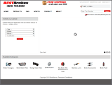 Tablet Screenshot of bestbrakes.com